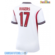 Camisa de time de futebol Inglaterra Morgan Rogers #17 Replicas 1º Equipamento Feminina Mundo 2026 Manga Curta